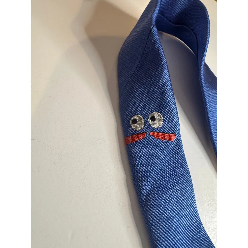 J Crew Crewcuts Monster Face Skinny Silk Tie 52